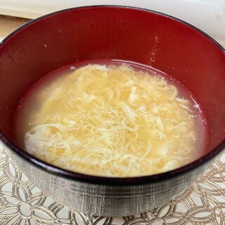 豆腐と卵の生姜スープ
